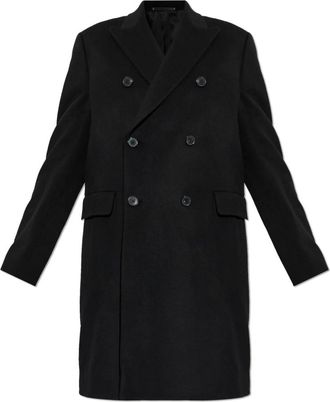 Paul Smith Cappotto di Lana - - Coats - Uomo - Nero - XL
