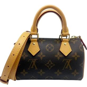 Louis Vuitton Pre-owned Mini Shoulder Bag - Dames - Pre-owned - Bruin - Maat: ONE Size