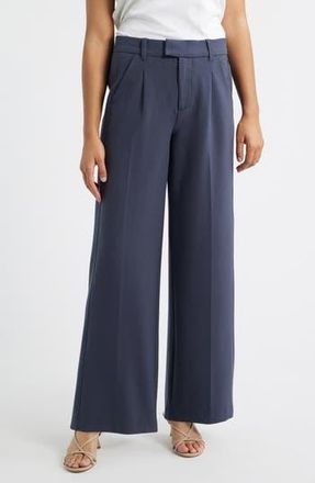 Wit & Wisdom Skyrise Wide Leg Pants in Shadow at Nordstrom Rack, Size 0