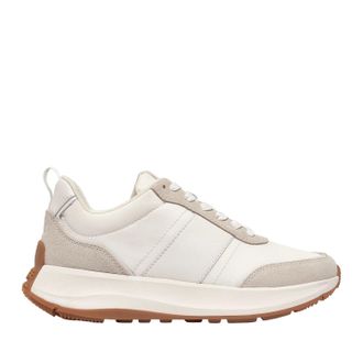 FitFlop FitFlop Womens F-Mode Flow Sneaker in Egret Mix