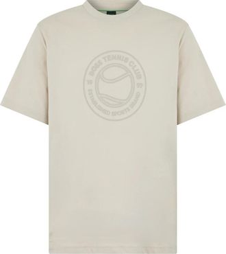HUGO BOSS TS Join Logo T-shirt - Heren - T-shirts - Beige - M - Katoen - Tops
