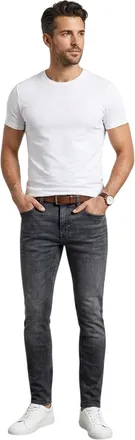HUGO BOSS Herenjeans van Delaware Denim, middelhoge taille, slim fit (Medium Grijs)