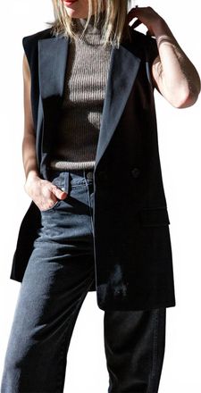 Lisa Yang Freya Turtleneck Tank Top In Truffle