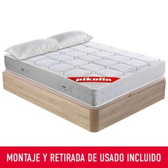Pikolin Colch&oacute;n 135x190cm, canap&eacute; y almohada PIKOLIN Wow Natural Montaje