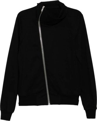 Rick Owens Asymmetric-zip Funnel-neck Jacket