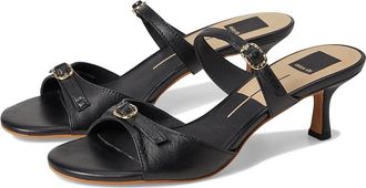 Dolce Vita Lorali Womens Sandals Black Leather : 8.5 M, Leather/Rubber