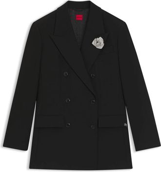 HUGO BOSS Amelora Blazer - Dames - Blazers - Zwart - XS - Jassen