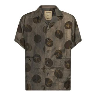 Uma Wang Short Sleeve Shirts, male, Brown, Size: S Uma Wang Shirts