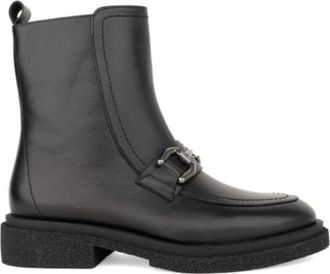 Sergio Moretti Enkellaarsjes - Dames - Enkellaarsjes - Zwart - 39 EU - Leer - Schoenen