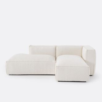 La Redoute Interieurs Omvormbare longchair bouclette, Seven