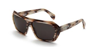 Marni Dhazut Shell 9UH Mens Sunglasses Brown Size 64