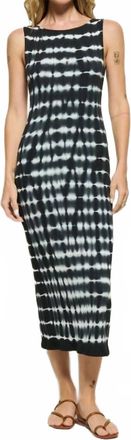 Nation Ltd Christy Dress In Tie Dye Stripe
