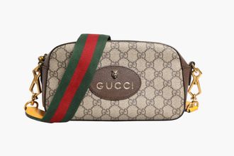 Gucci GG Supreme Coated Canvas Neo Messenger Mens Bag (Pre-Owned)