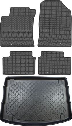 OEM Kia Ceed Iii Cd Hatchback Desde Junio De 2018. Juego: Alfombrillas De Goma Para Coche + Alfombrilla Para Maletero