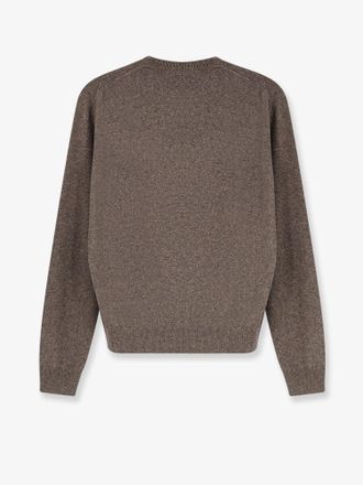 Loro Piana Womens Cashmere Sweater M&eacute;lange Brown