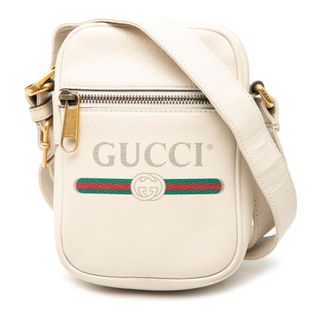 Gucci Pre-owned Gucci Mini Grained Calfskin Logo Crossbody 23FPWCH7VBSB0UH5