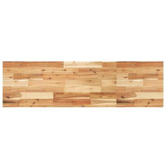 Berkfield Home Bathroom Vanity Top Oil Finished 160x40x4 cm Solid Wood Acacia in Brown | Size: 160 x 40 x 4 cm