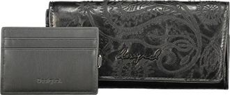 Desigual Siroco Marina Portemonnee - Dames - Portefeuilles - Zwart - ONE Size - Accessoires
