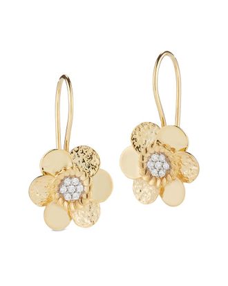 I.Reiss Company 14K 0.14 Ct. Tw. Diamond Dangling Earrings