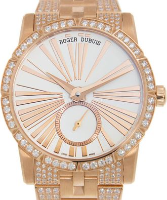 Roger Dubuis Excalibur 36 Automatic Diamond White Dial Ladies Watch RDDBEX0381