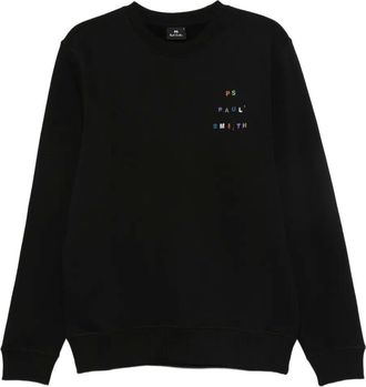 Paul Smith Felpa con logo ricamato - Nero