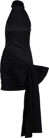 Rotate Satin dress with bow