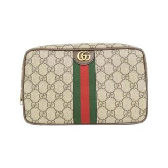 Gucci Pre-owned Savoy GG Supreme Canvas Pouch - Heren - Vintage Clutch - Veelkleurig - ONE Size - Vintage