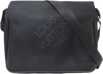 Louis Vuitton Pre-owned Cross Body Bags, female, Black, Size: ONE SIZE Pre-owned Damier Geant Shoulder Bag