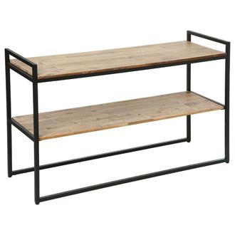 Atmosphera Consola edena - Metal Y Madera De Acacia - Atmosphera Cr&eacute;ateur DInt&eacute;rieur