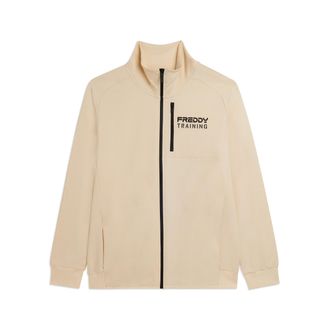 Freddy Felpa zip con taschino e cuciture sportive