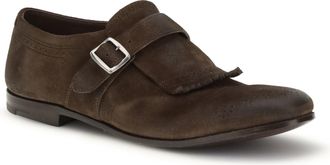 Churchs Mens Shangai Loafers With Buckle Sigar Upper: Suede; Sole: Rubber