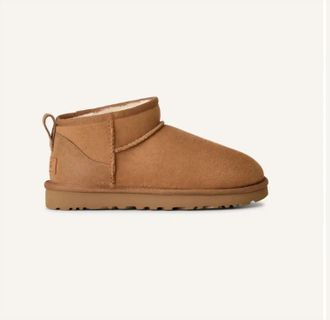 UGG Womens Classic Ultra Mini Boot In Chestnut