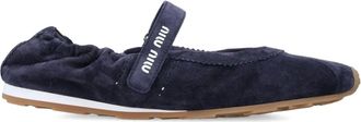 Miu Miu strap ballerina - Blue