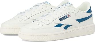 Reebok Lifestyle Club C Revenge Womens Shoes Chalk/Chalk/Escape Blue : 10.5 B - Medium, Rubber/Leather