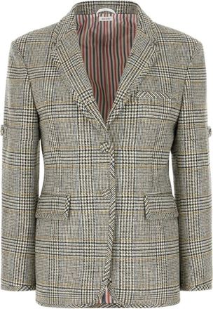 Thom Browne Hunting Tweed Armband Sportcoat - Dames - Blazers - Veelkleurig - S - Tweed - Jassen