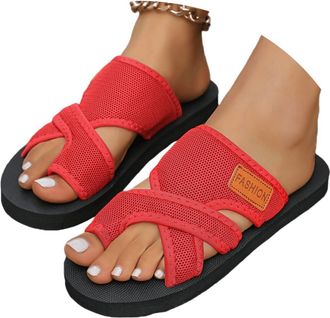 Generic Womens Sandals Wedge Dressy Womens Flip Flops with Comfort Arch Support Fashion Summer Beach Travel Orthotic Walking Thong Sandals Slip on Plantar Fas