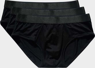 CDLP Men & apos;s Solid 3-Pack Y-Briefs