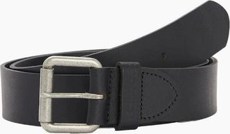 Barbour Mens Barbour Allanton Leather Belt BK31 Black - Size: L
