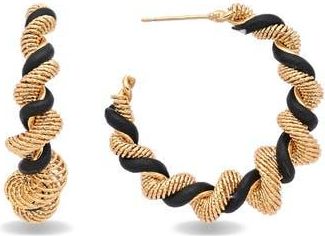 Eye Candy Los Angeles Cassandra Hoop Earrings in Gold at Nordstrom Rack