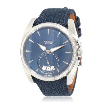 Parmigiani Fleurier Pre-owned Parmigiani Fleurier Tonda Automatic Diamond Blue Dial Ladies Watch PFC273-0060600-X02521