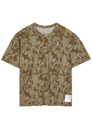 SATISFY Space-o Camouflage Stretch-jersey T-shirt - Multicoloured 1 - XL
