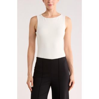 Nordstrom Rack Scoop Neck Sculpt Knit Tank in Ivory Tofu at Nordstrom Rack, Size X-Small