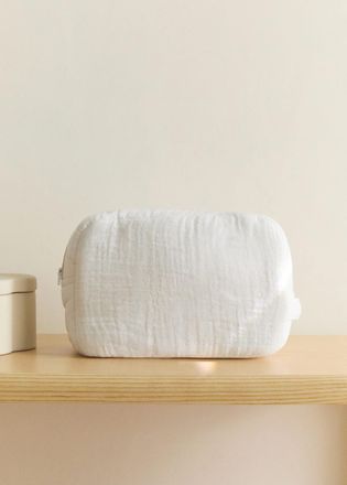 Mango Necessaire bambino garza di cotone bianco - Home - Taglia unica - MANGO HOME