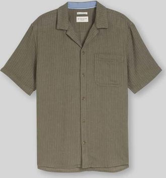 Tom Tailor Regular Fit Freizeithemd aus Leinen-Baumwolle-Mix in Lind, Gr&ouml;&szlig;e XXXL