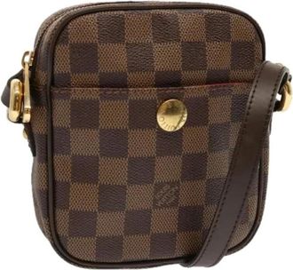 Louis Vuitton Pre-owned Cross Body Bags, female, Brown, Size: ONE SIZE Pre-owned Damier Ebene Shoulder Bag
