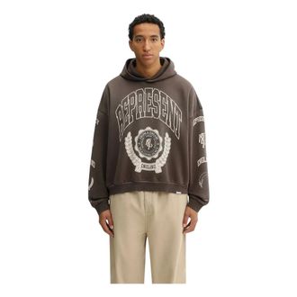 Represent Felpa con cappuccio Legacy Crest - - Sweatshirts & Hoodies - Uomo - Marrone - L