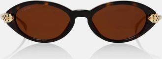 Cartier Gafas de sol ovaladas Panth&egrave;re De Cartier
