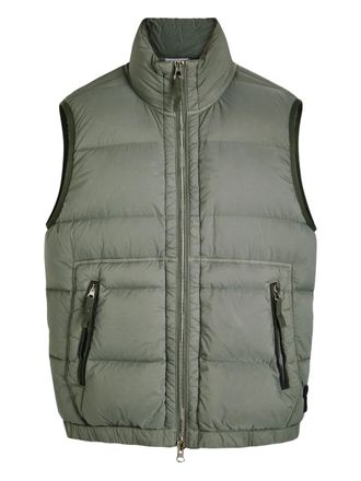 Stone Island zip-up padded gilet - Grey
