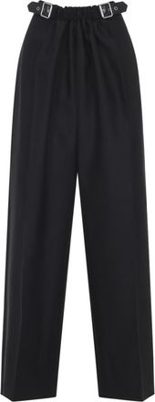 Loewe Black Straight Leg Pants