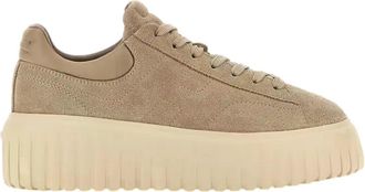 Hogan Low-Top Suede Chunky Platform Sneakers